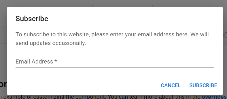 Material UI Modal